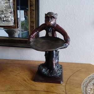 Unique Monkey Butler Servant Candy Dish
